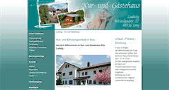 Desktop Screenshot of kur-gaestehaus-ludwig.de